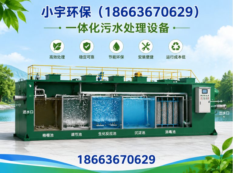 奎文区生活污水处理设备展示图